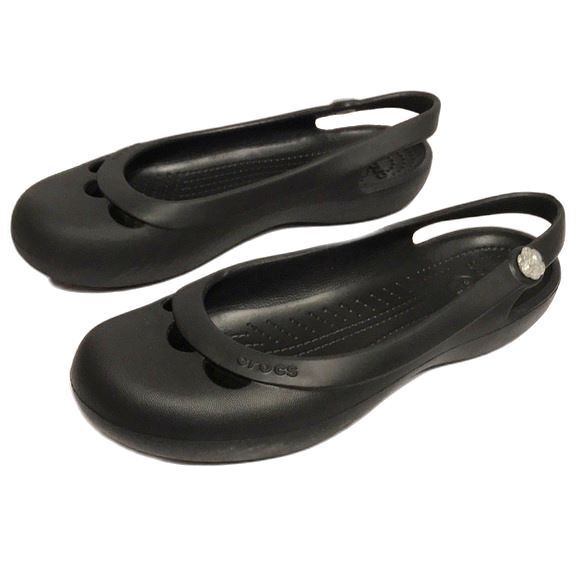Crocs Jayna Women’s Slip On Ballet Flat Comfort shoes size 10 - Picture 1 of 9
